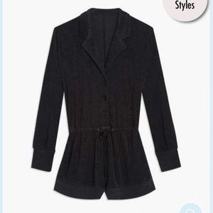 WeWoreWhat Knit Towel Terry Romper